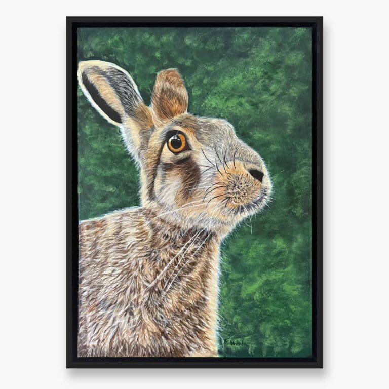 Hare Original art by Irish artist Eszter Hatala