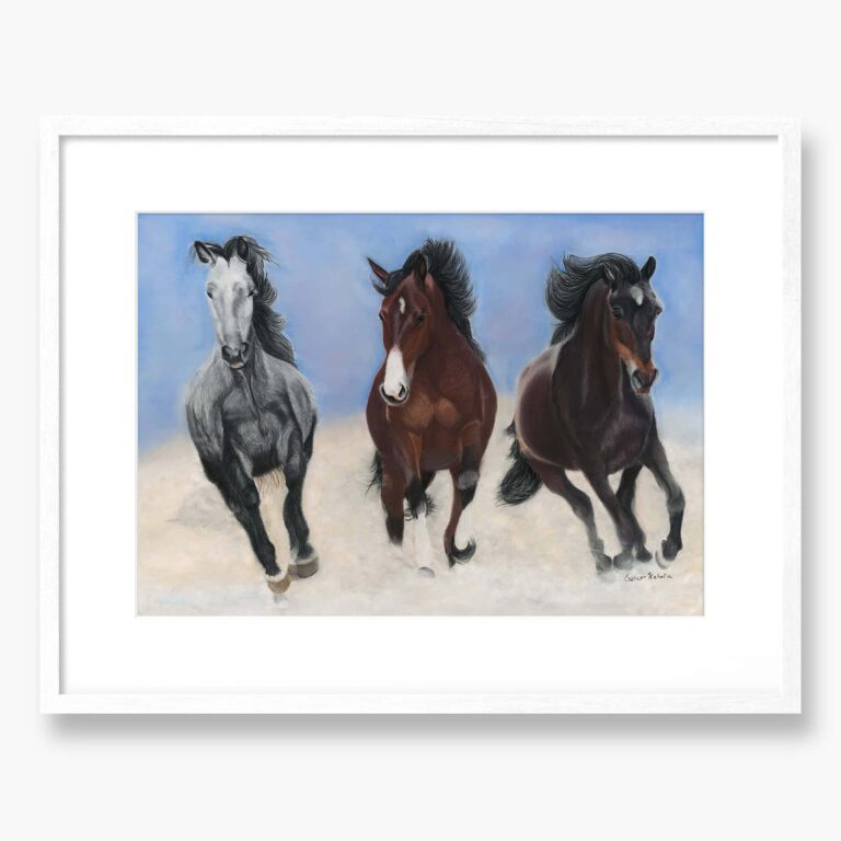 Wild Horses Original art by Irish artist Eszter Hatala