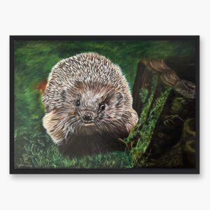 Hedgehog Original art by Irish artist Eszter Hatala
