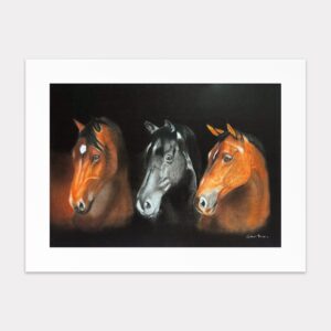 Original art print 'Horses' by Eszter Hatala