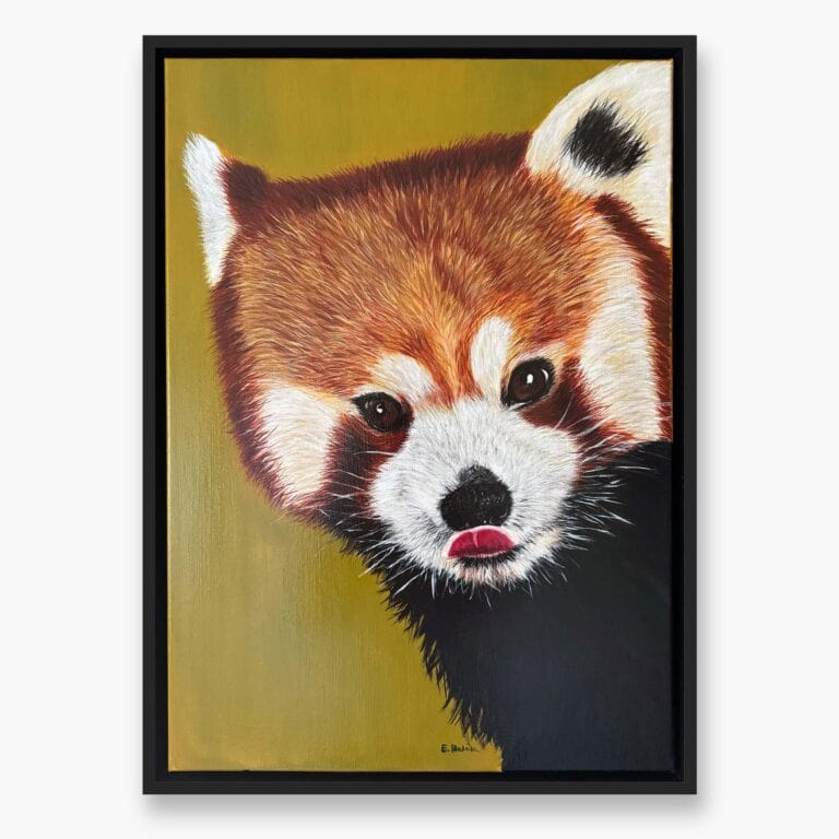 Red Panda Original art by Irish artist Eszter Hatala