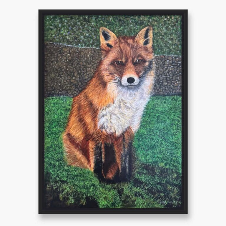 Fox Original art by Irish artist Eszter Hatala